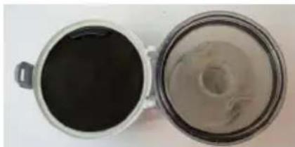 DOMO DO7286S - Filtro en el deposito de polvo: - 1