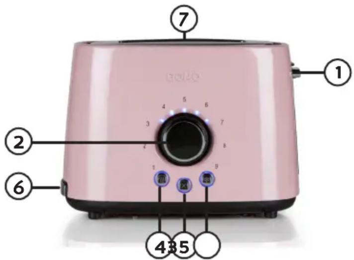 DOMO DO956T - PARTS - 1