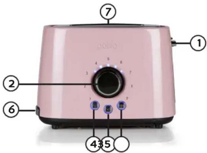 DOMO DO956T - ONDERDELEN - 1