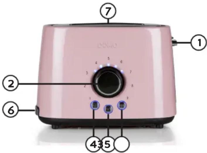 DOMO DO956T - BESTANDTEILE - 1