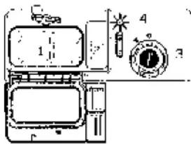 GE GSH5430TZW - Colocacao do detergente e do abrilhantador - 1