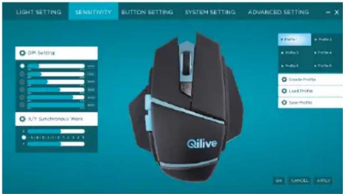 Qilive Q.8591 - Sensibilidad (Ajuste DPI) - 1