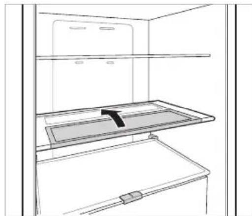 LG GBB71NSDZN - Foldbar hylle - 1