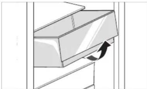 LG GBB71NSDZN - Extracción del cajón de las verduras - 1