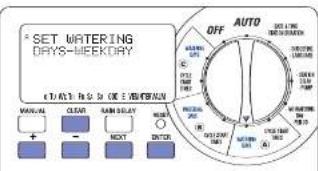 ORBIT WaterMaster 57396 - Auswahlen der Bewässerungshäufigkeit in den Programmen A, B oder C - 1