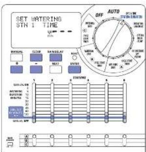 ORBIT WaterMaster 57258 - Impostazione della durata dell'irrigazione Il timer consente di impostare 2 diverse opzioni per la durata dell'- operazione di irrigazione su classima stazione. - 2