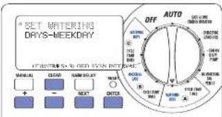 ORBIT WaterMaster 57258 - Selezione della frequenza di irrigazione per il Programma A, B o C - 1