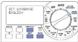ORBIT WaterMaster 57004 - Selezione della lingua - 1