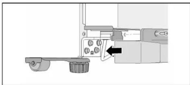 NEFF KA3902B20G - Lorsque l'appareil est correctement aligné mais qu'une porte est plus BASSE : - 2