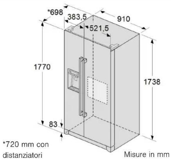 NEFF KA3902B20G - Misure di installmente - 1