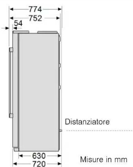 NEFF KA3902B20G - Misure di installmente - 2