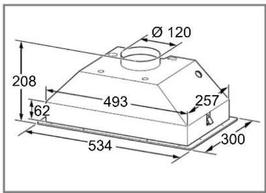 NEFF D51NAA1C0B - Dimensions de l'appareil - 1