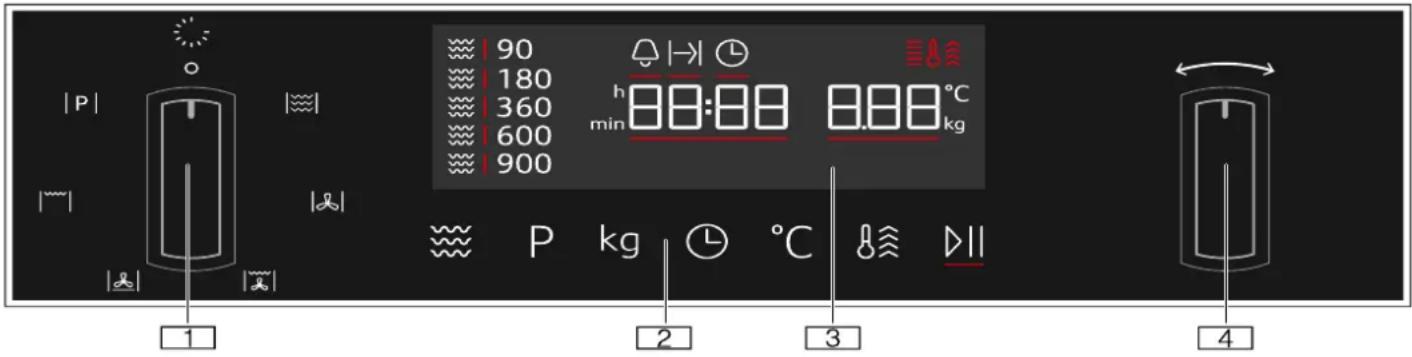 NEFF C1AMG83N0 - Bandeau de commande - 1