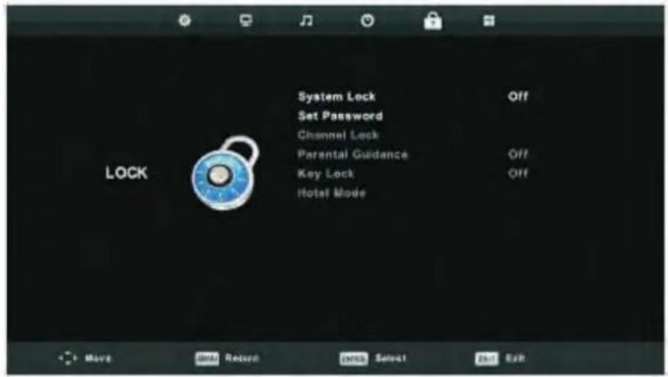 XD 24H2ESAT - Menù LOCK - 1