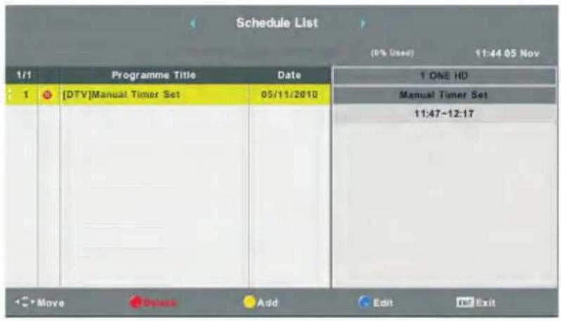 XD 24H2ESAT - Schedule List - 1