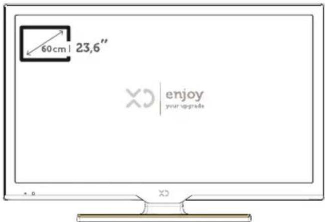 XD 24H2ESAT - COLOUR TELEVISION WITH REMOTE CONTROL - 1