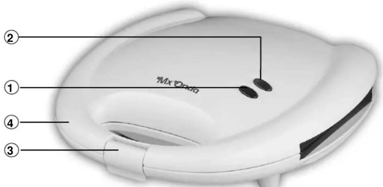 Mx Onda MXGR2160 - CONTROLES Y FUNCIONES - 1