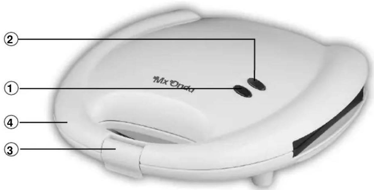 Mx Onda MXGR2160 - CONTROLS AND ELEMENTS - 1