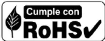 Cumple con RoHS✓