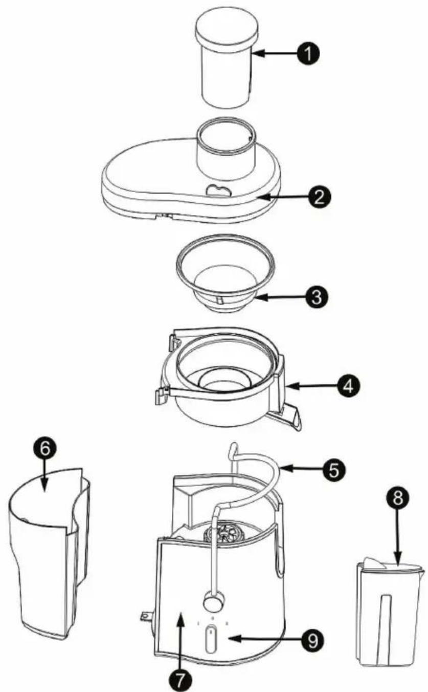 Mx Onda MXLI2100 - COMMANDES ET ELEMENTS - 1