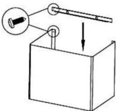 PKM S1360BBPX - ⚠ WARNING! Do not damage the wiring in the wall while drilling - 9