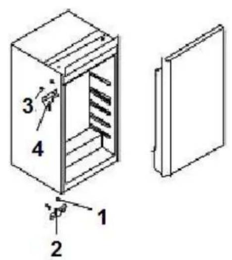 PKM KS130.0A+EB - Changement de la butée de porte - 2