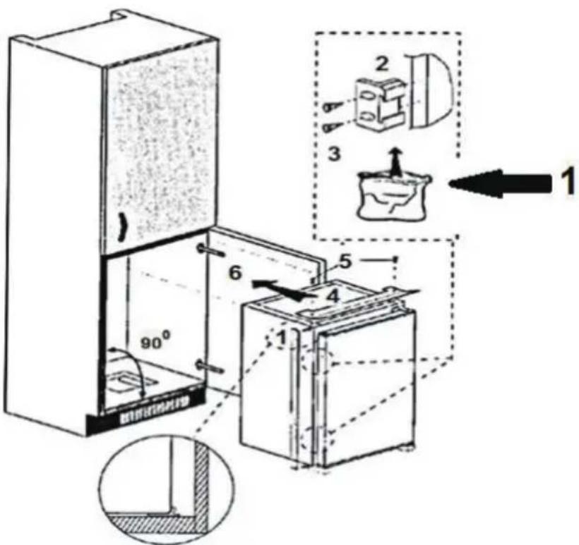 PKM KS120.4A+EB - POUR MONTER LE DISPOSITIF POUR OUVRIR RESPECTIVEMENT FERMER LA PORTE PROCEDEZ COMME SUIT : - 5