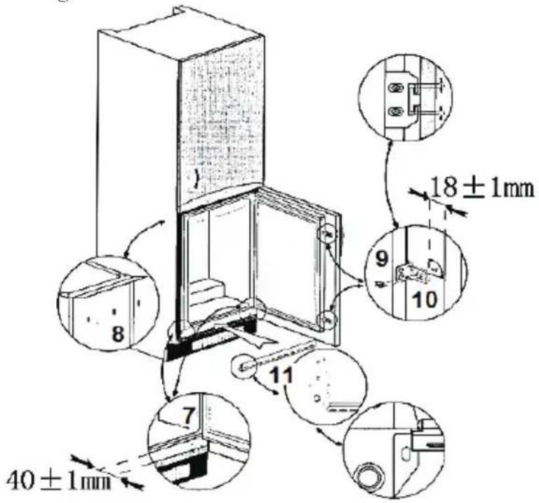 PKM KS120.4A+EB - POUR MONTER LE DISPOSITIF POUR OUVRIR RESPECTIVEMENT FERMER LA PORTE PROCEDEZ COMME SUIT : - 6