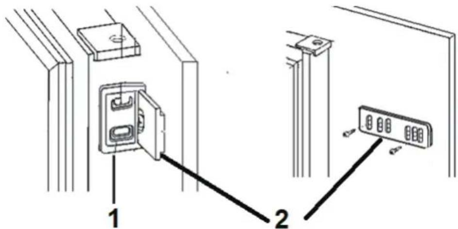PKM KS120.4A+EB - POUR MONTER LE DISPOSITIF POUR OUVRIR RESPECTIVEMENT FERMER LA PORTE PROCEDEZ COMME SUIT : - 7