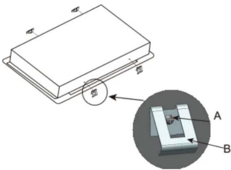 PKM EBGK2TC - MOUNTING OF THE FIXING BRACKETS: - 1