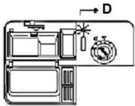 PKM DW9A++7FI - Remplir le réserve à produit de rinceage - 2