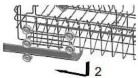 PKM DW9A++7FI - Upper dish rack - 3