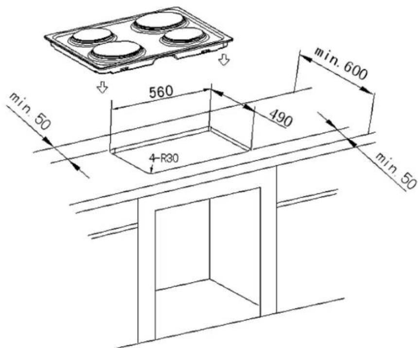 PKM BIC3 IKPIX2 - Installatie van de kookplaat - 2