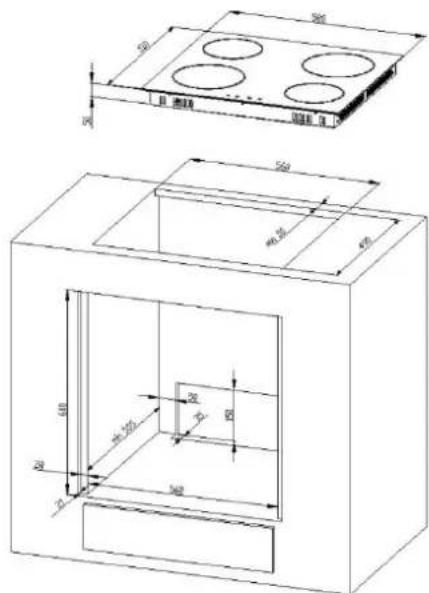 PKM BIC3 IGKIX2 H - Installation / table de cuisson - 1