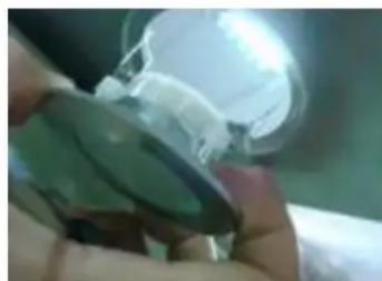 PKM 904090W - Replacing of the illuminant - 2