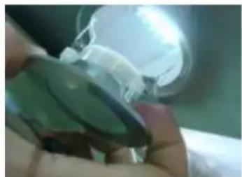 PKM 9031XS - Replacing of the illuminant - 2