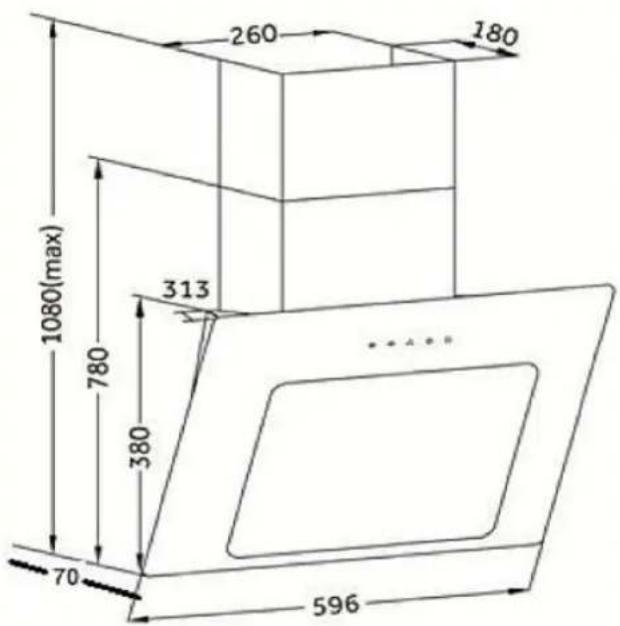 PKM 9031XS - Technische Zeichnung/technical drawing/dessin technique/Technische tekening - 2