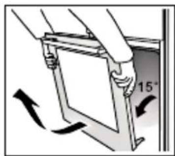PKM F72 - Démontage de la porte du four - 2