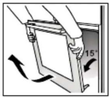 PKM F72 - Removing of the oven door - 2
