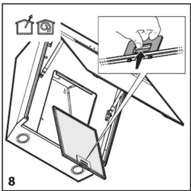 BEKO HCA62844ZH - Montage de la hotte au mur - 1