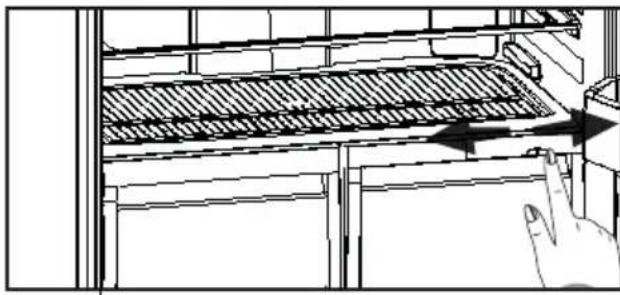 BEKO DNE65020PX - Sliding Body Shelves - 2