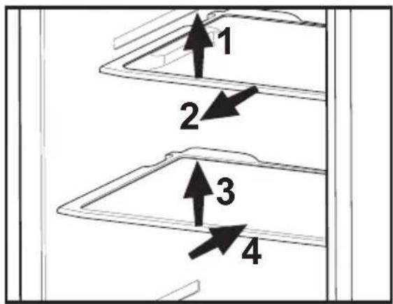 BEKO DNE65020X - Verschiebbare Ablagen - 1
