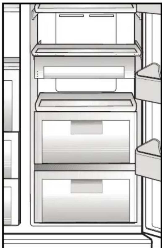 BEKO GNEV120S - Ledukų dėklo naudojimas - 2
