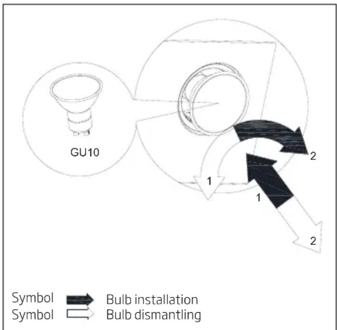 BEKO HCA62320BH - Leuchtmittel auswechseln - 4