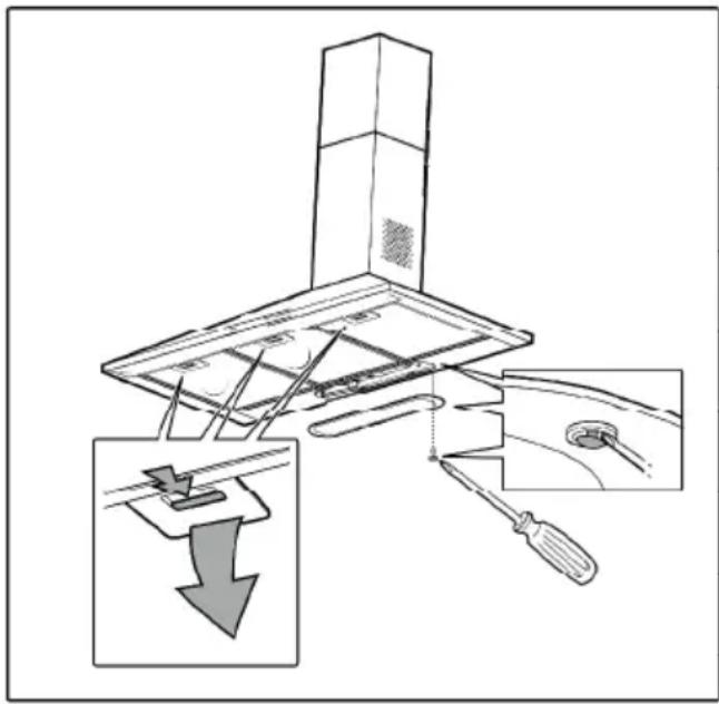 BEKO HCP61310IH - Remplacement de la Lampe - 1