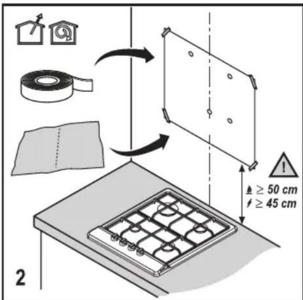 BEKO HCA92844WH - Preparation for the Assembly of the Hood onto the Wall - 2