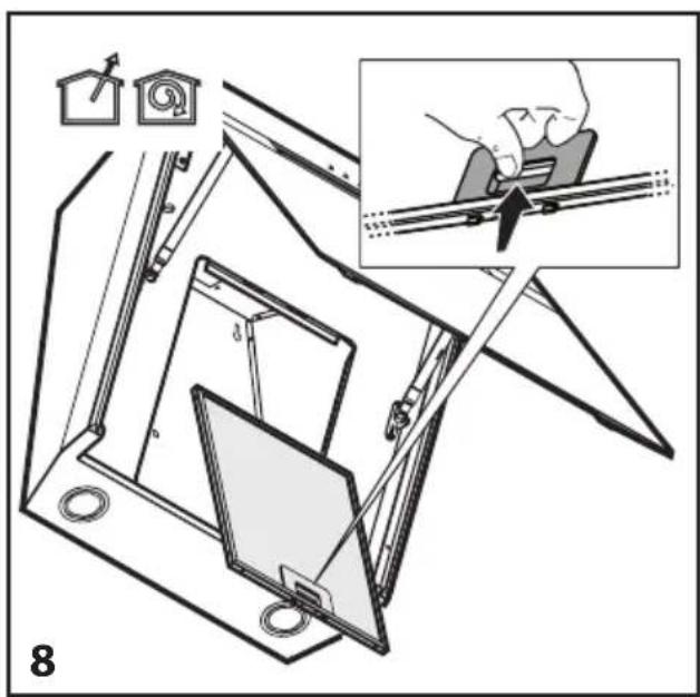 BEKO HCA92844WH - Montage van de afzuigkap op de wand - 2
