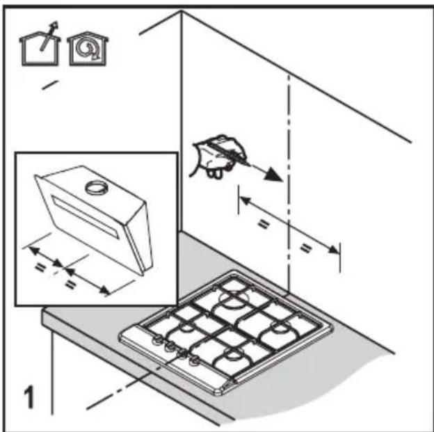 BEKO HCA92844WH - Preparation for the Assembly of the Hood onto the Wall - 1