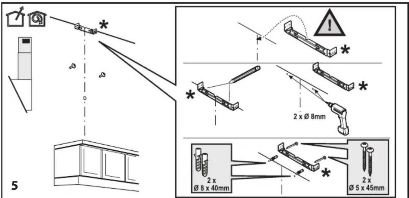 BEKO HCA92844WH - Dunstabzugsschacht montieren - 1