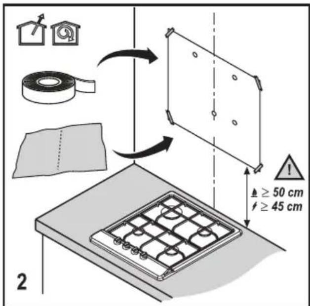 BEKO HCA62844WH - Preparation for the Assembly of the Hood onto the Wall - 2
